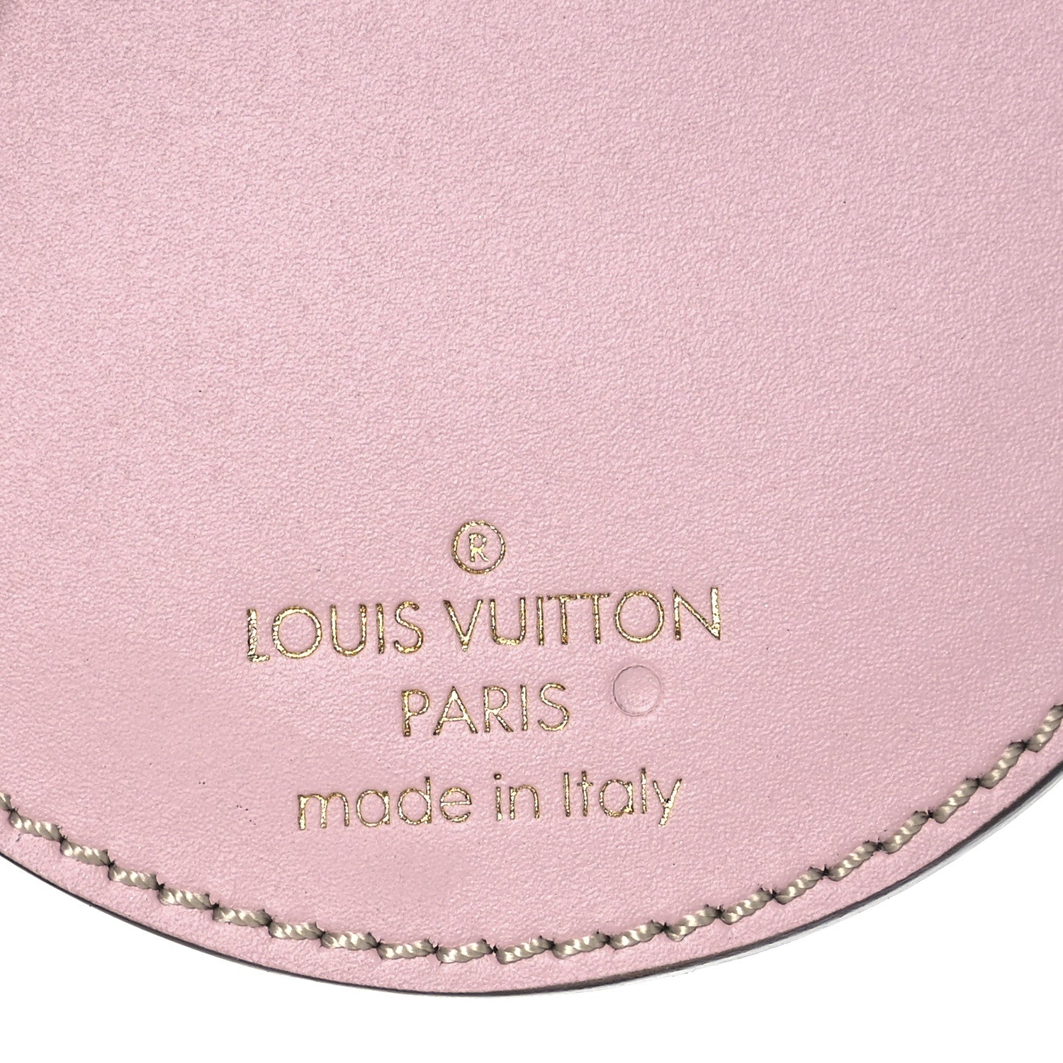 Louis Vuitton Vernis Rayures Mirror Bag Charm Beige Pink 3 of 6