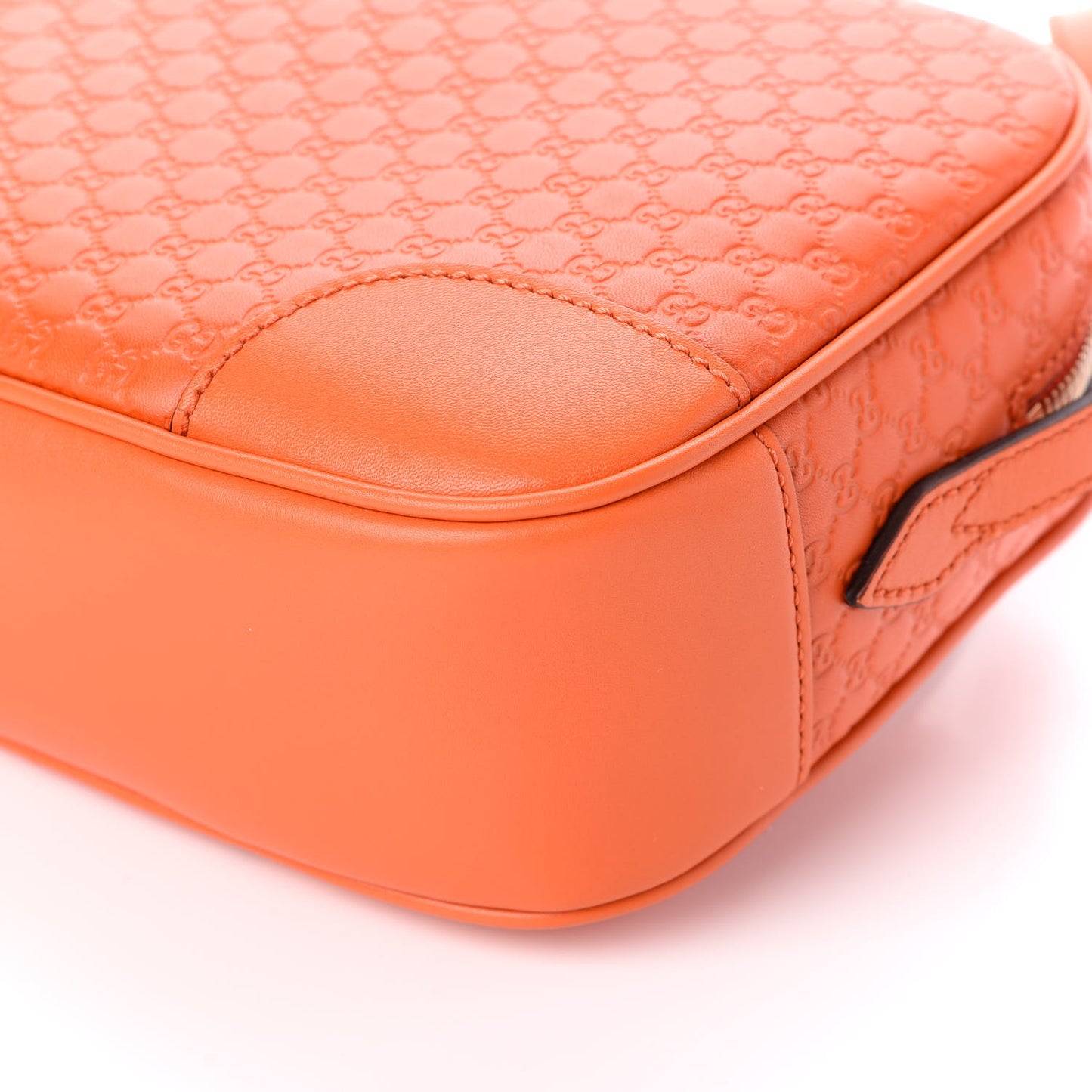Soft Microguccissima Mini Bree Messenger Bag Sun Orange