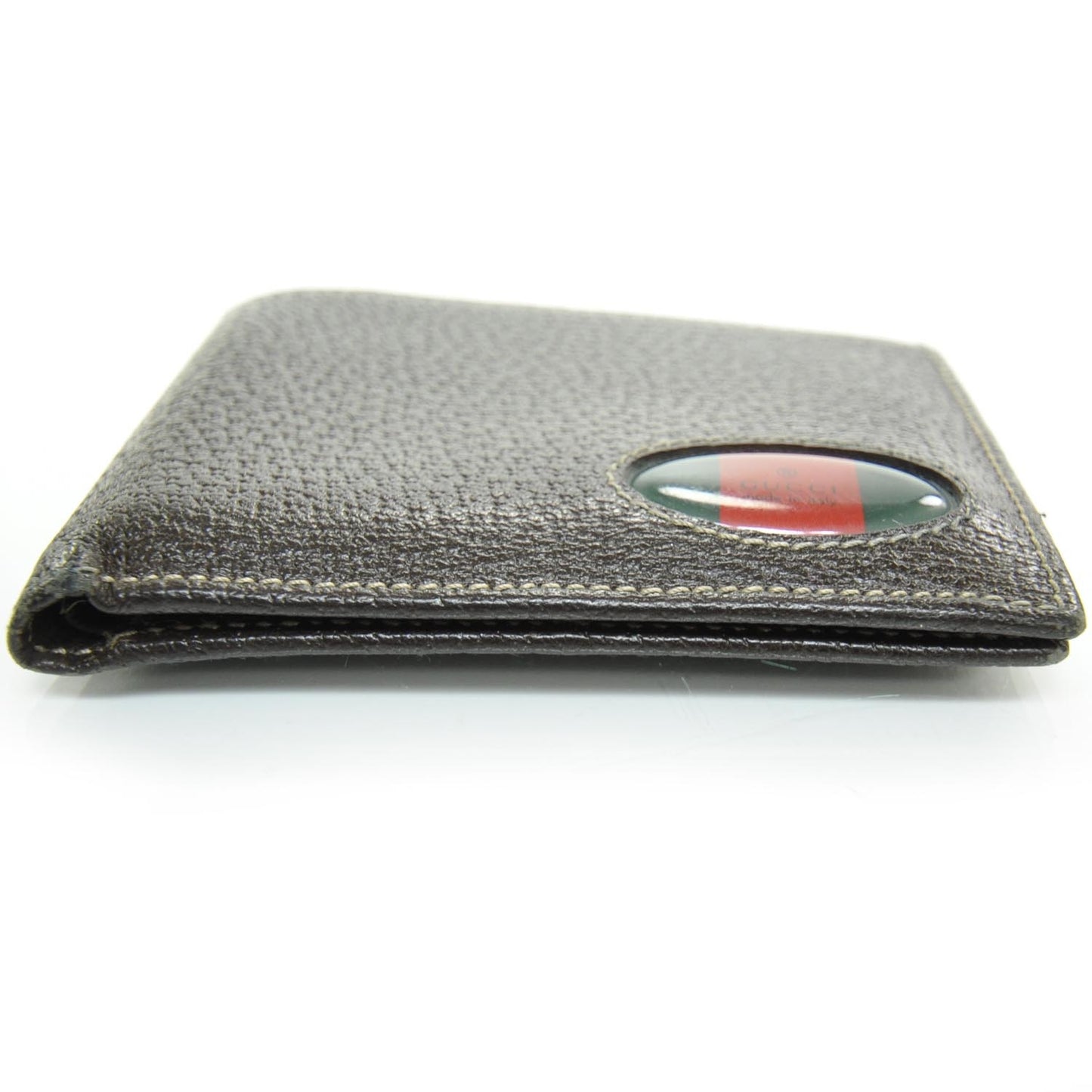 Mens Leather Bi-Fold Wallet Brown