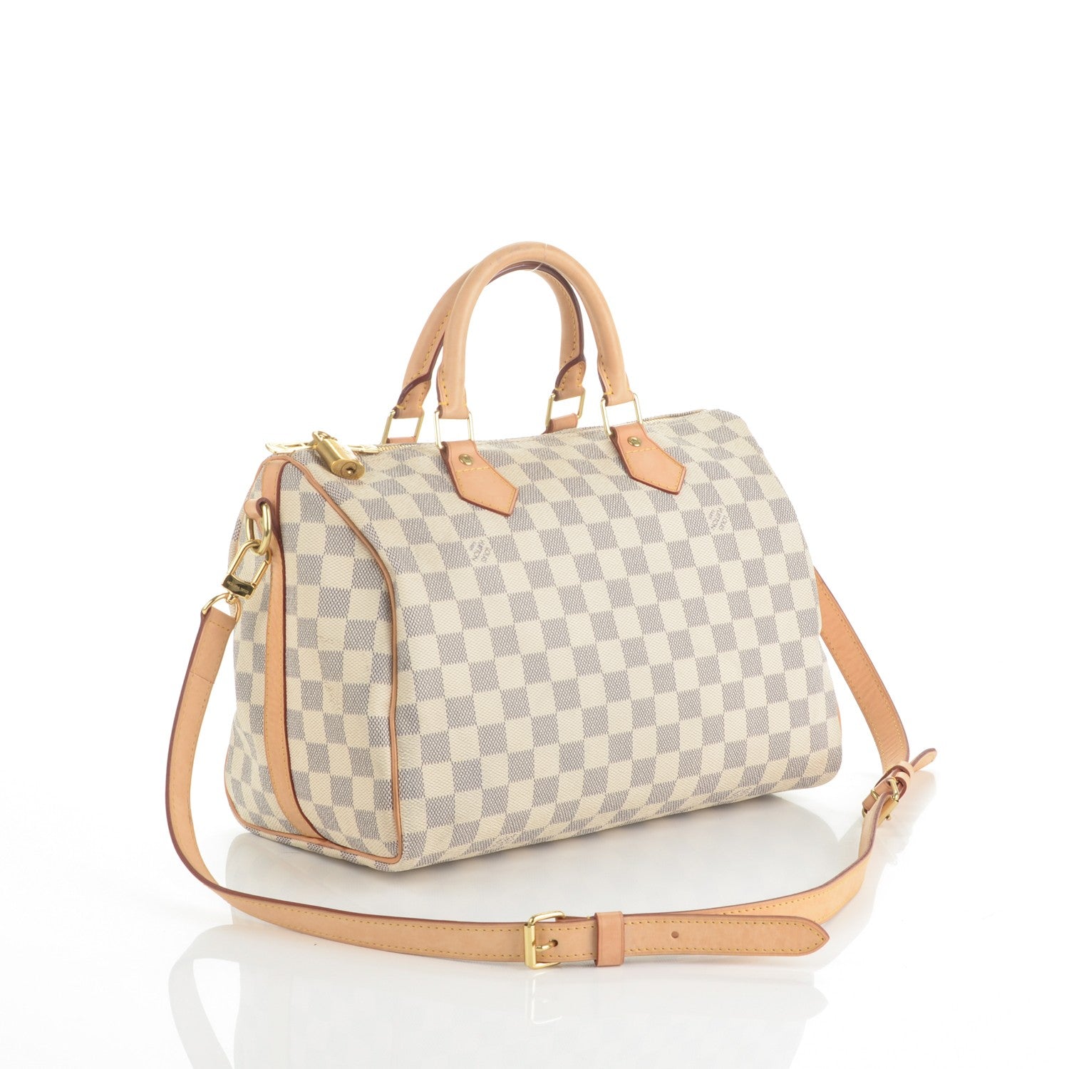 Louis Vuitton Damier Azur Speedy Bandouliere 30 3 of 9