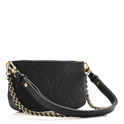 Louis Vuitton Empreinte Monogram Giant Multi Pochette Accessories Black 3 of 11