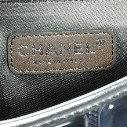 Chanel Vinyl Ice Cube Large Flap Bag 6 of 7
