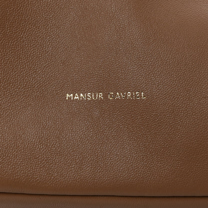 Mansur Gavriel Lambskin Cloud Clutch Biscotto 7 of 7