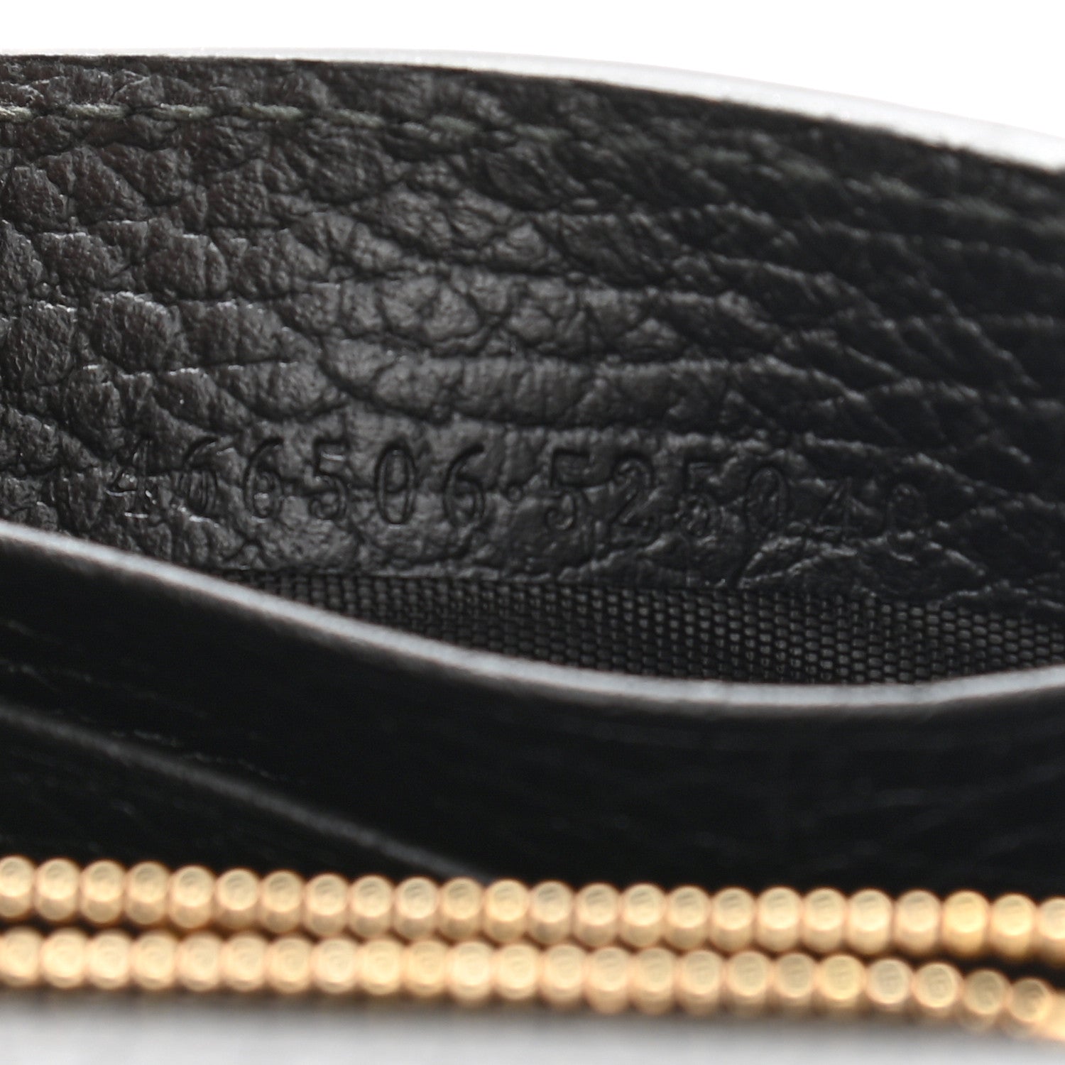 Gucci Dollar Calfskin Medium Betty Chain Wallet Black 7 of 12