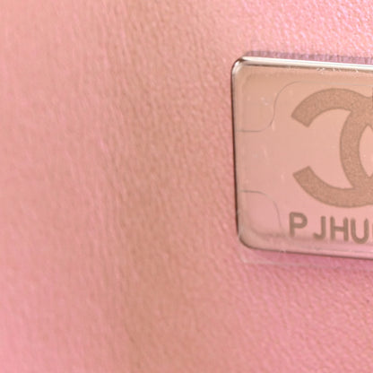 Chanel Iridescent Calfskin Quilted Medium Double Flap Pink 7 of 11