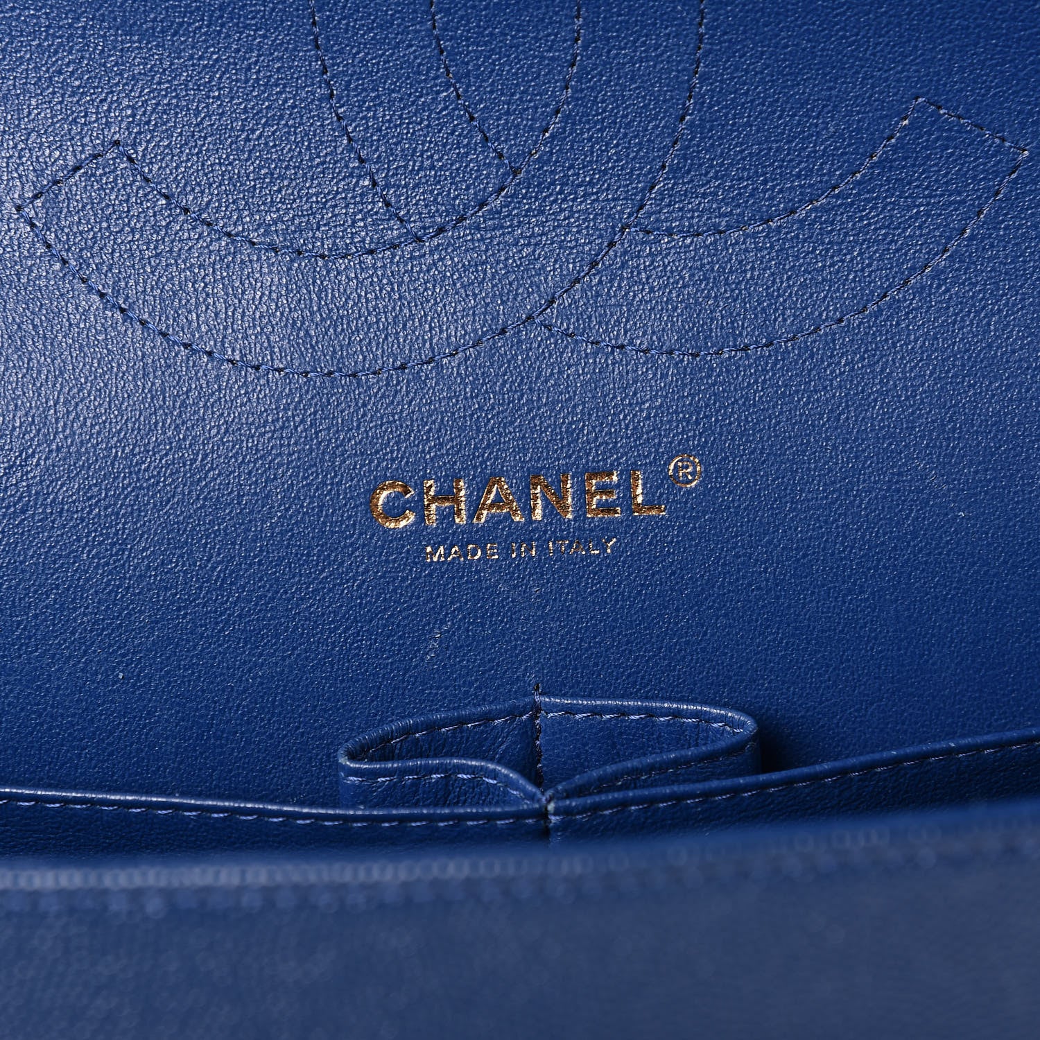 Chanel Caviar Quilted Jumbo Double Flap Navy 6 of 12