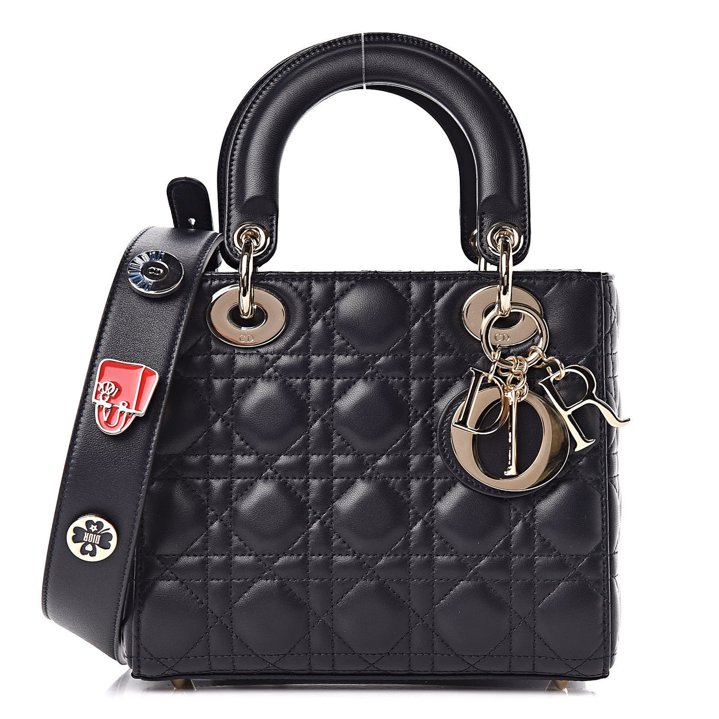Lambskin Cannage Small My Lady Dior Indigo Blue