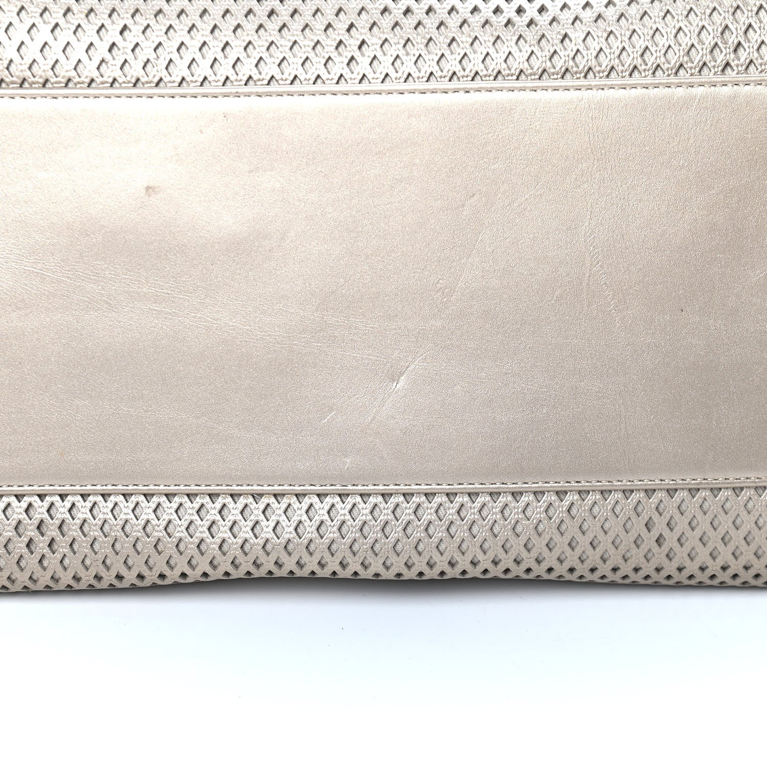 Chanel Metallic Calfskin Perforated Up In The Air Tote Gold 9 of 12