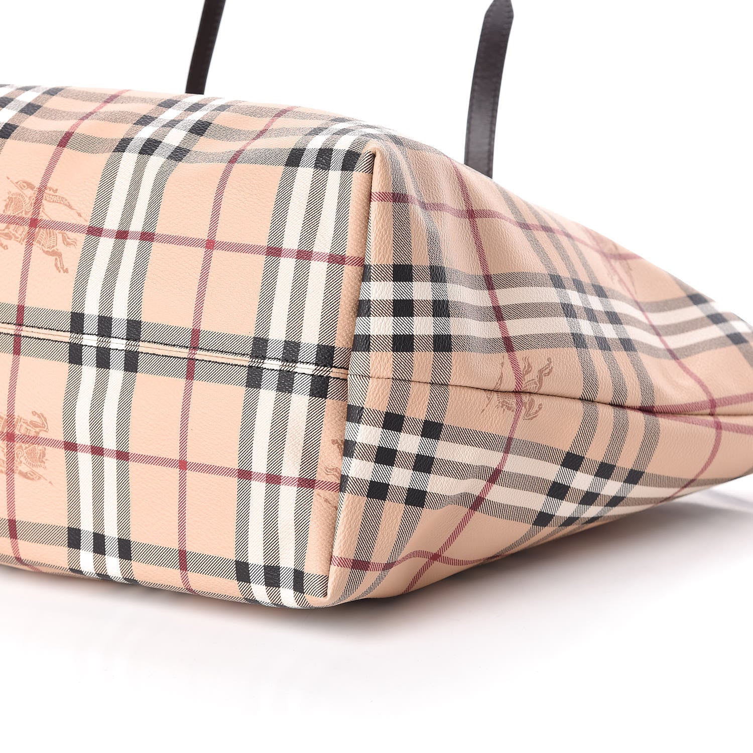 Burberry Haymarket Check Medium Salisbury Tote Chocolate 9 of 10