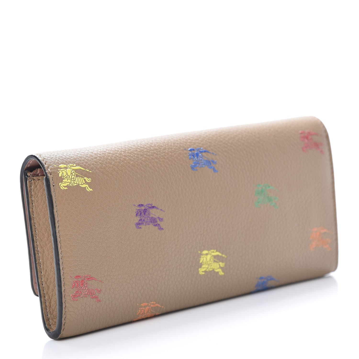 Burberry Grained Calfskin EKD Hollee Wallet Light Camel 3 of 8