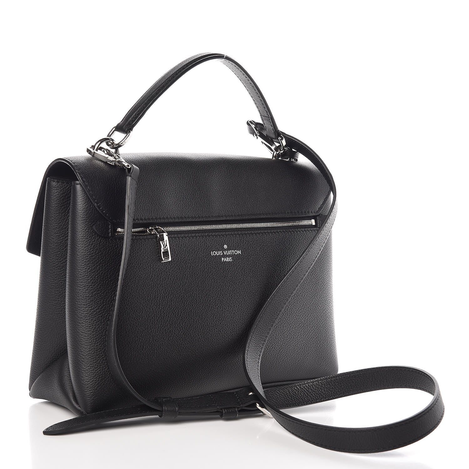 Louis Vuitton Soft Calfskin My Lockme Top Handle Black 3 of 11