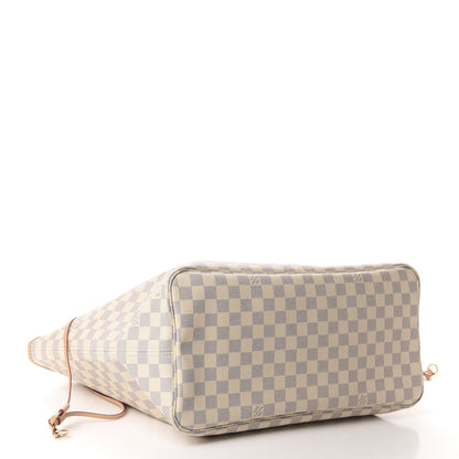 Louis Vuitton Damier Azur Neo Neverfull GM Rose Ballerine 4 of 14