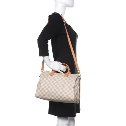 Louis Vuitton Damier Azur Speedy Bandouliere 30 2 of 10