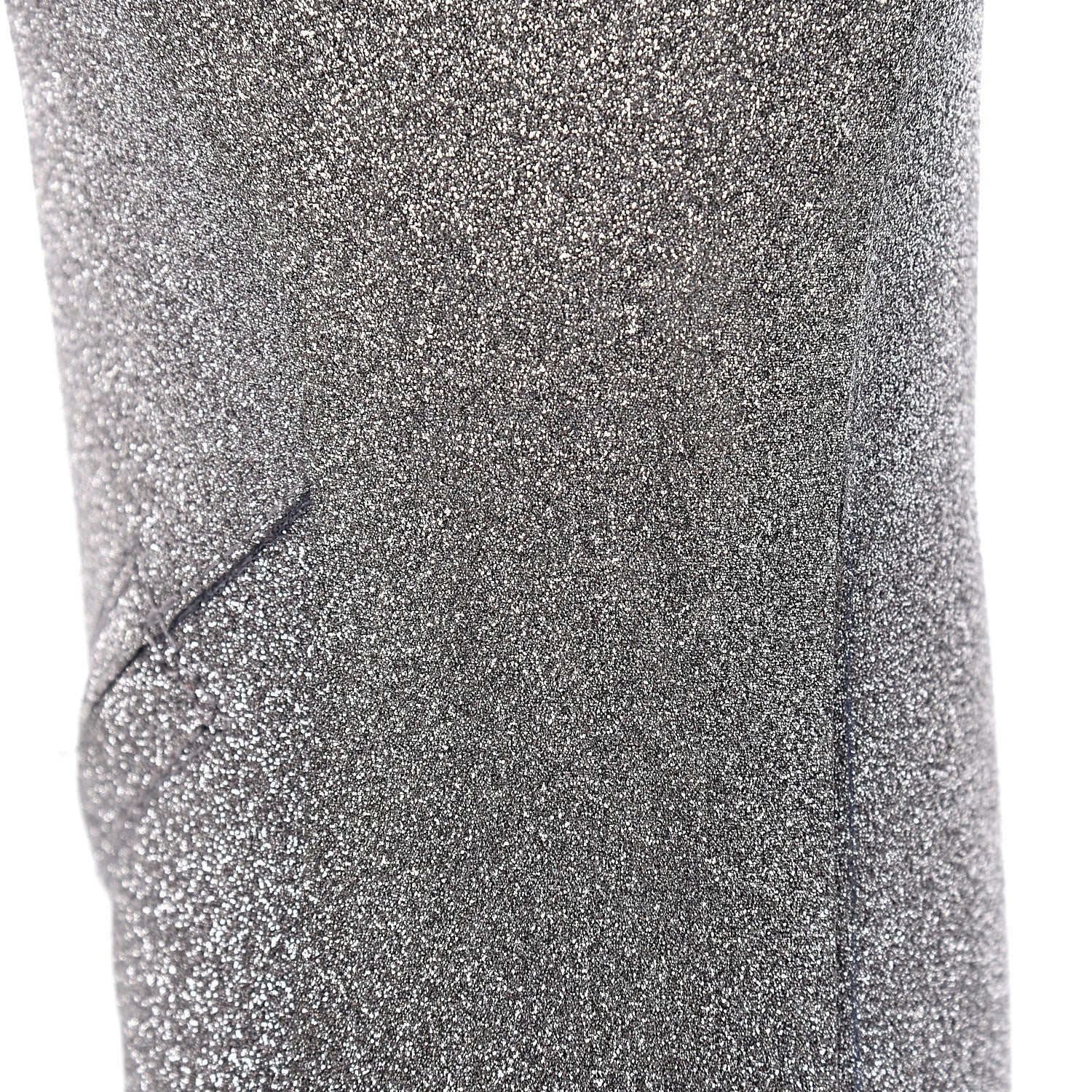 Balenciaga Calfskin Glitter Short 40mm Extreme Pointed Toe Knife Booties 36 silver 6 of 9