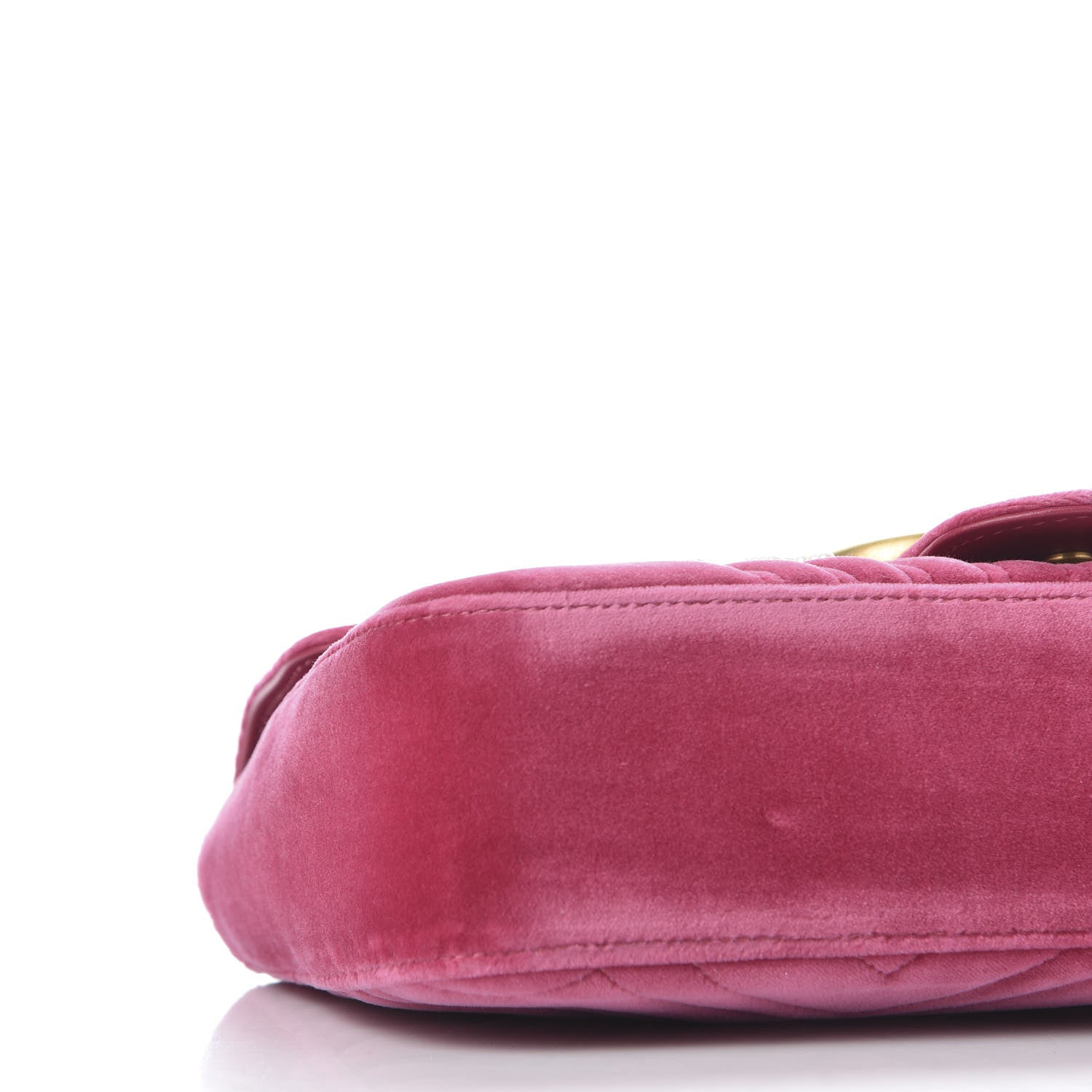 Gucci Velvet Matelasse Blind for Love Embroidered Medium GG Marmont Shoulder Bag Light Raspberry Rose Multicolor 5 of 9