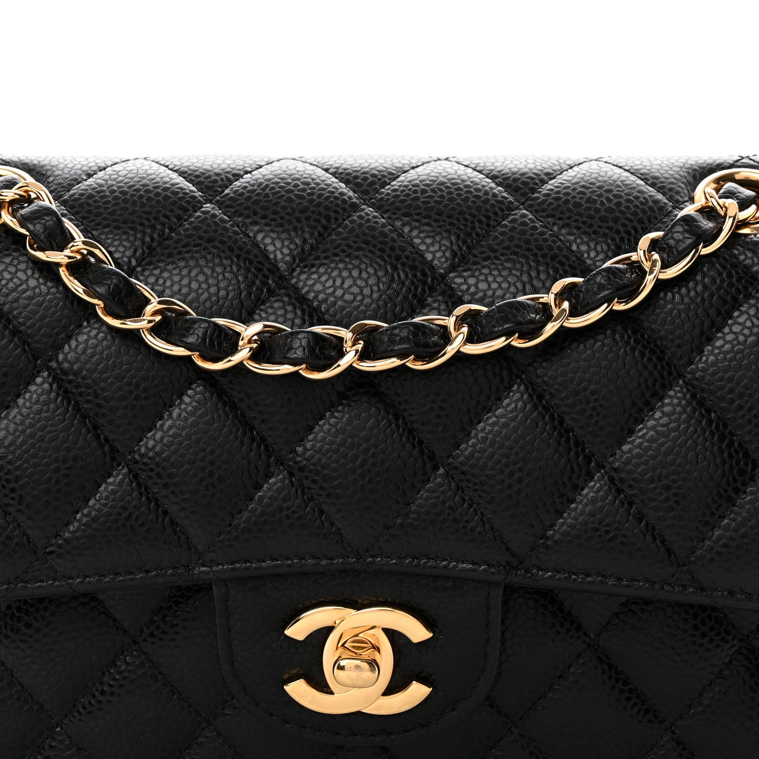 Chanel Caviar Quilted Small Double Flap Black 8 of 11