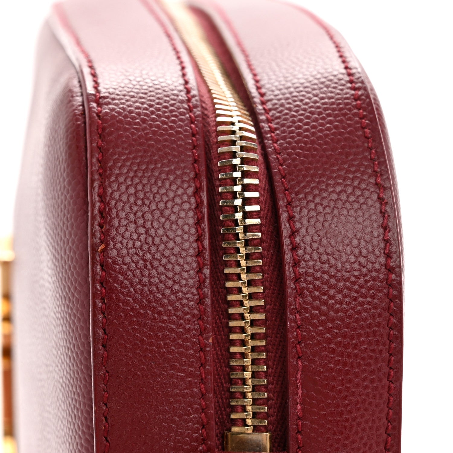 Saint Laurent Grain De Poudre Medium Classic Monogram Camera Bag Oxblood 13 of 13