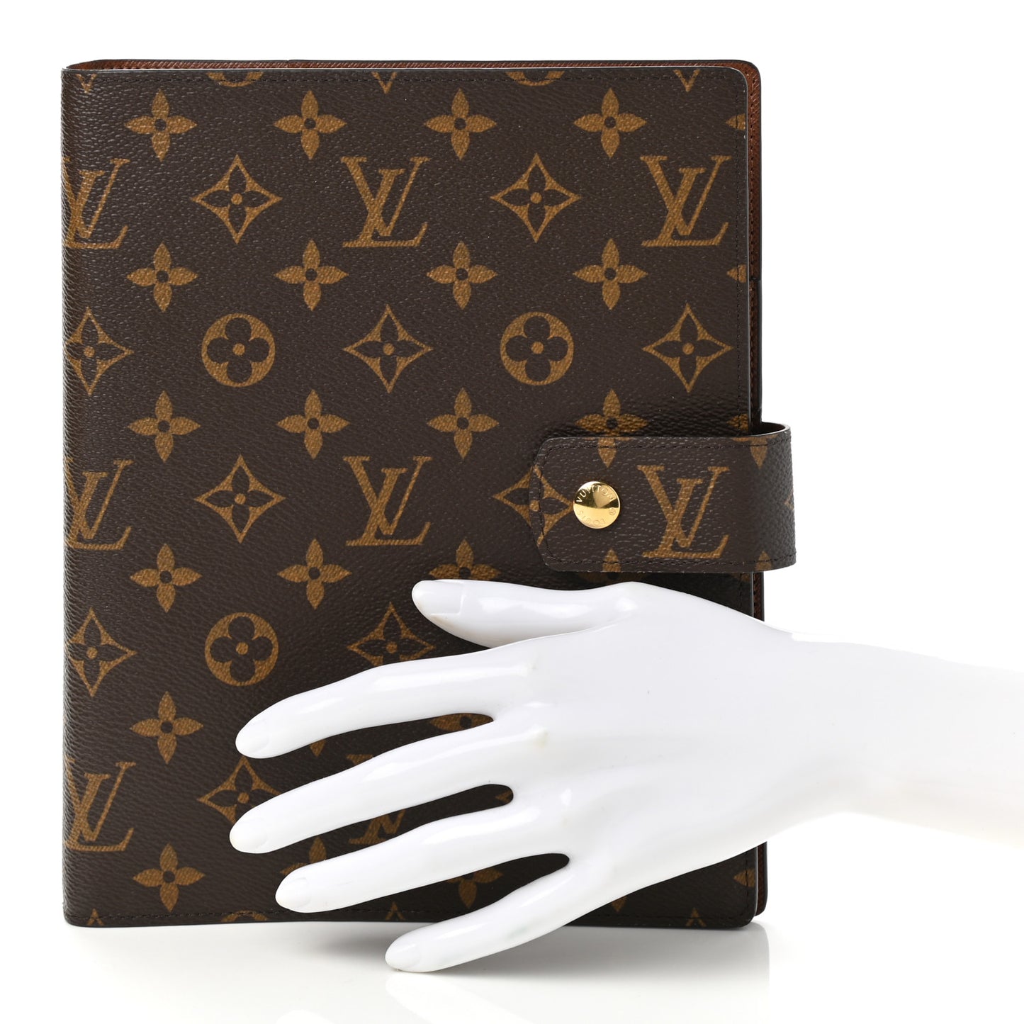 Monogram Large Ring Agenda Cover