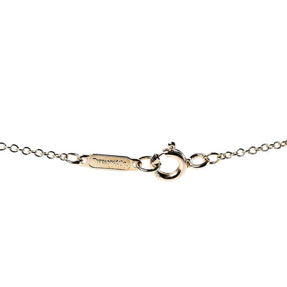 Tiffany 18K Yellow Gold Diamond Small Cross Pendant Necklace 9 of 10
