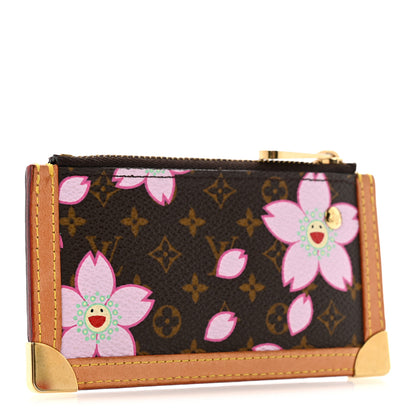 Louis Vuitton Monogram Cherry Blossom Key Pouch Brown 3 of 8