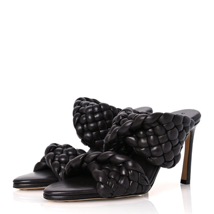 Bottega Veneta Nappa Twisted Padded Intrecciato Curve Slide Sandals 36 Fondant 4 of 10