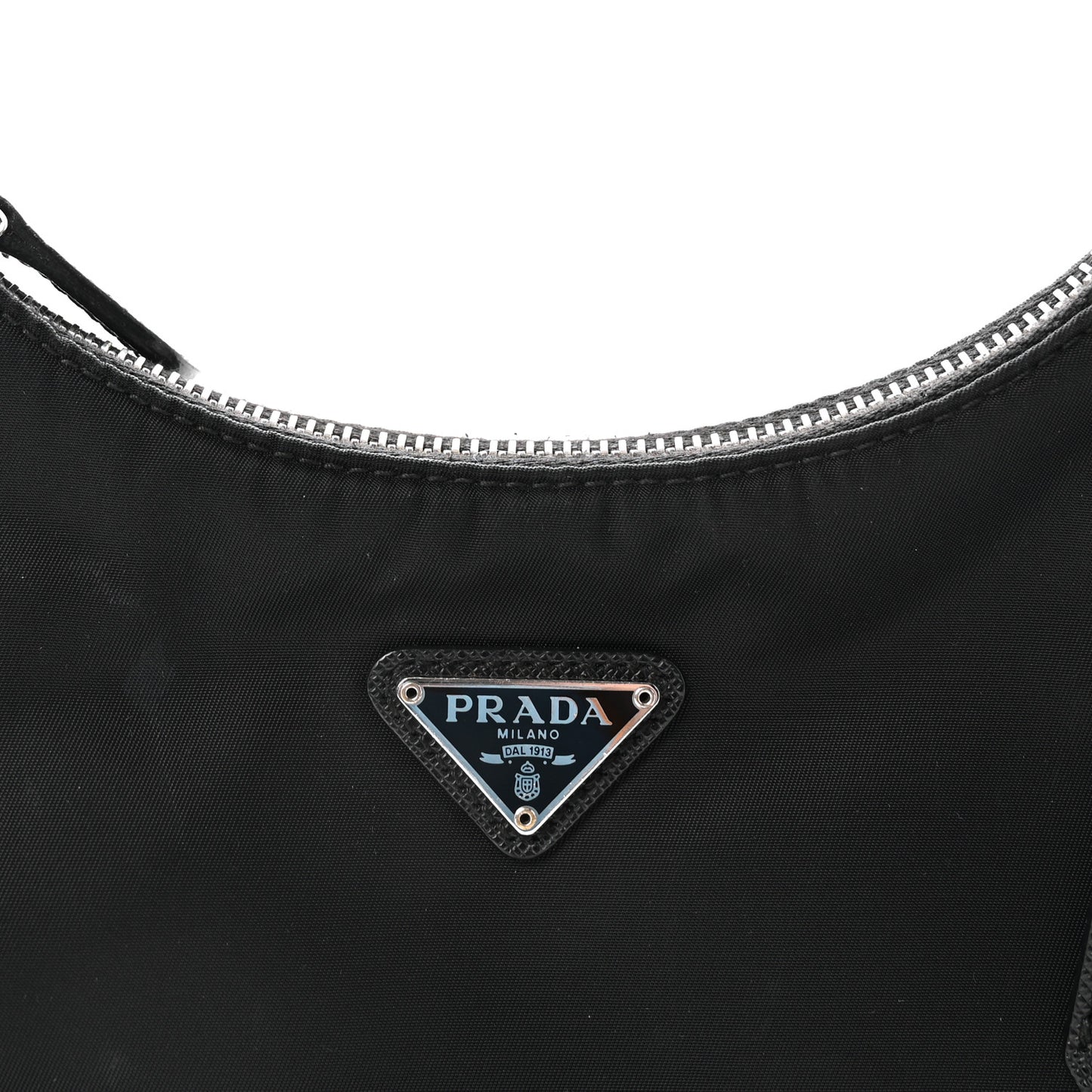 Tessuto Nylon Saffiano Mini Re-Edition 2005 Bag Black