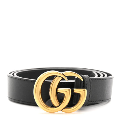 Gucci Moon Calfskin Double G 30mm Belt 110 44 Black 1 of 5