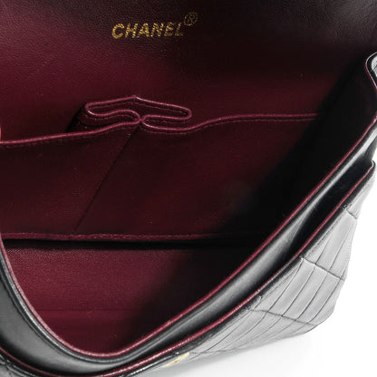 Chanel Lambskin Medium Double Flap Black 7 of 8