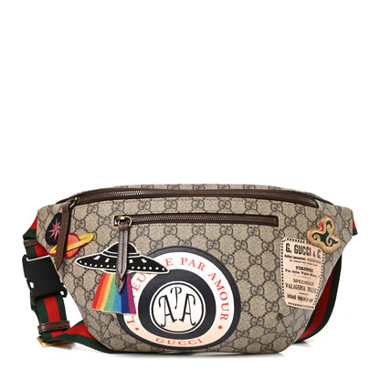 Gucci GG Supreme Monogram Courrier Belt Bag Beige New Acero 1 of 10