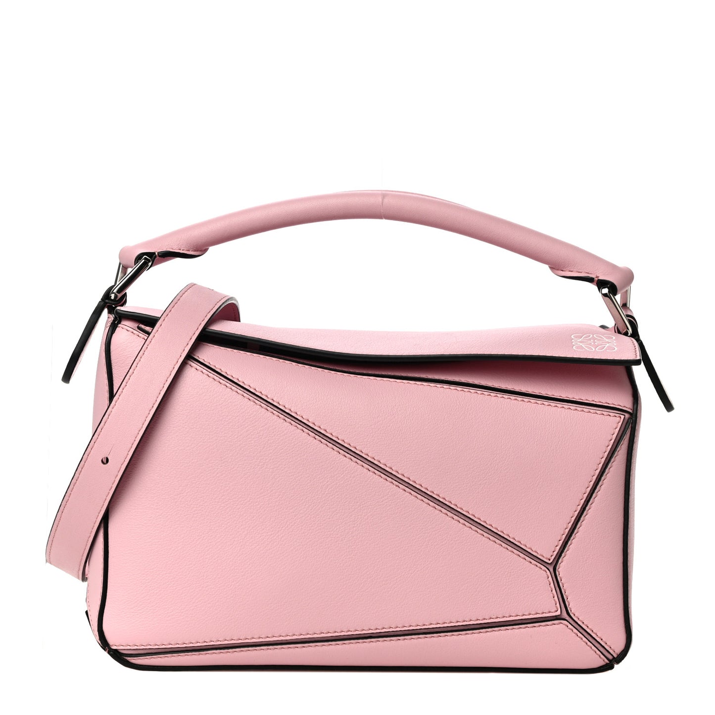Calfskin Small Puzzle Bag Soft Pink