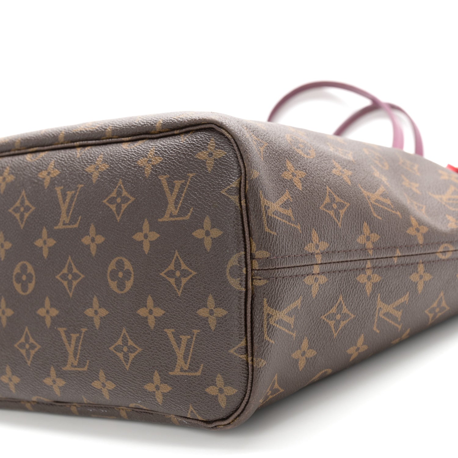 Louis Vuitton Monogram Totem Neverfull MM Magenta 11 of 14