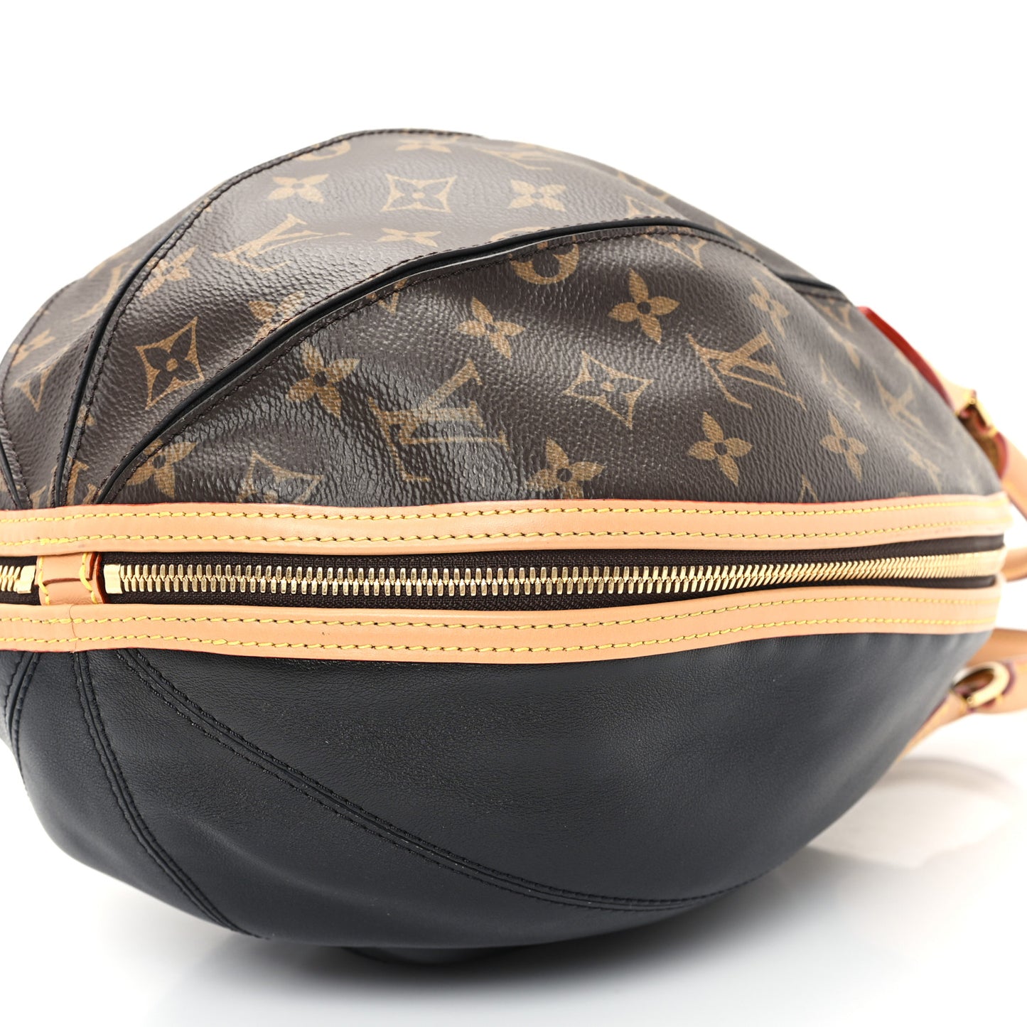 Monogram Braided Egg Bag Black
