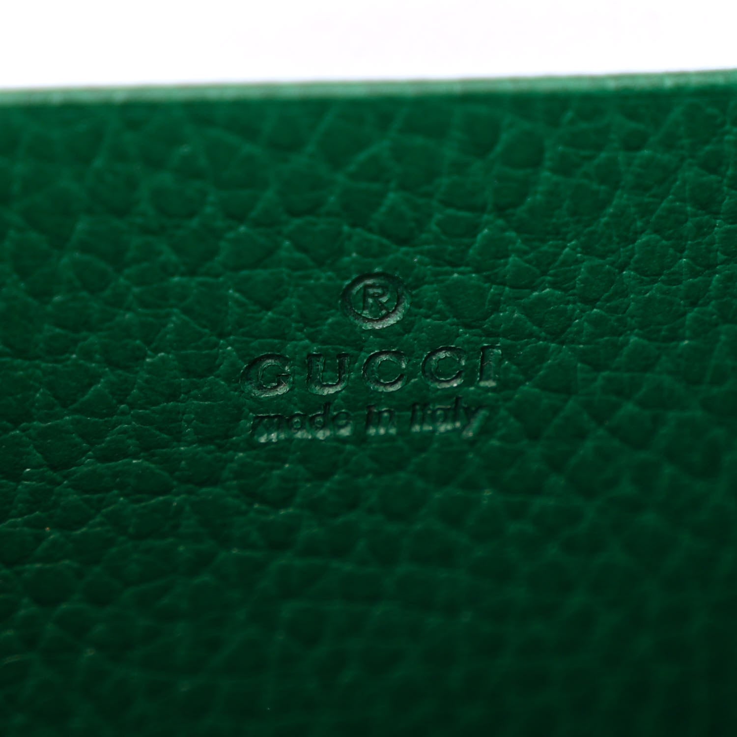 Gucci Calfskin Mini Dionysus Chain Wallet Emerald 7 of 12