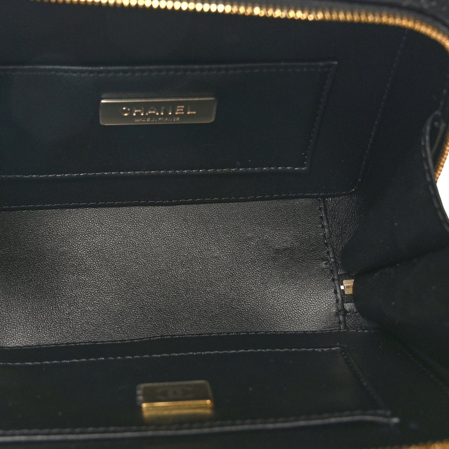 Lambskin Quilted Coco Click Bag Black