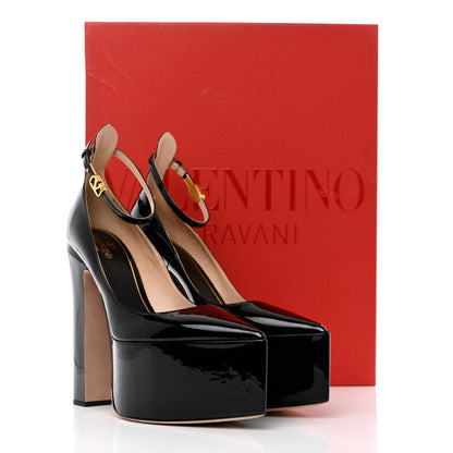 Valentino Garavani Patent Tan-Go 65/165mm Platform Pumps 39 Black 12 of 12