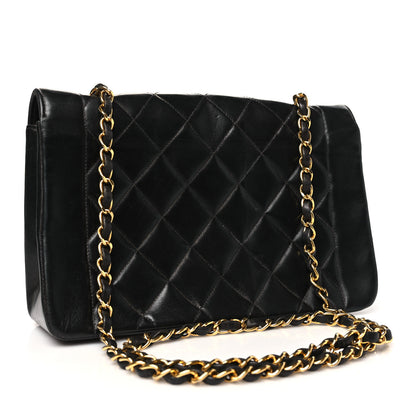 Chanel Lambskin Quilted Medium Single Flap Black 2 of 10