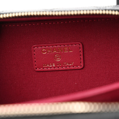 Chanel Caviar Quilted Twist Your Buttons Clutch With Chain Black 6 of 11