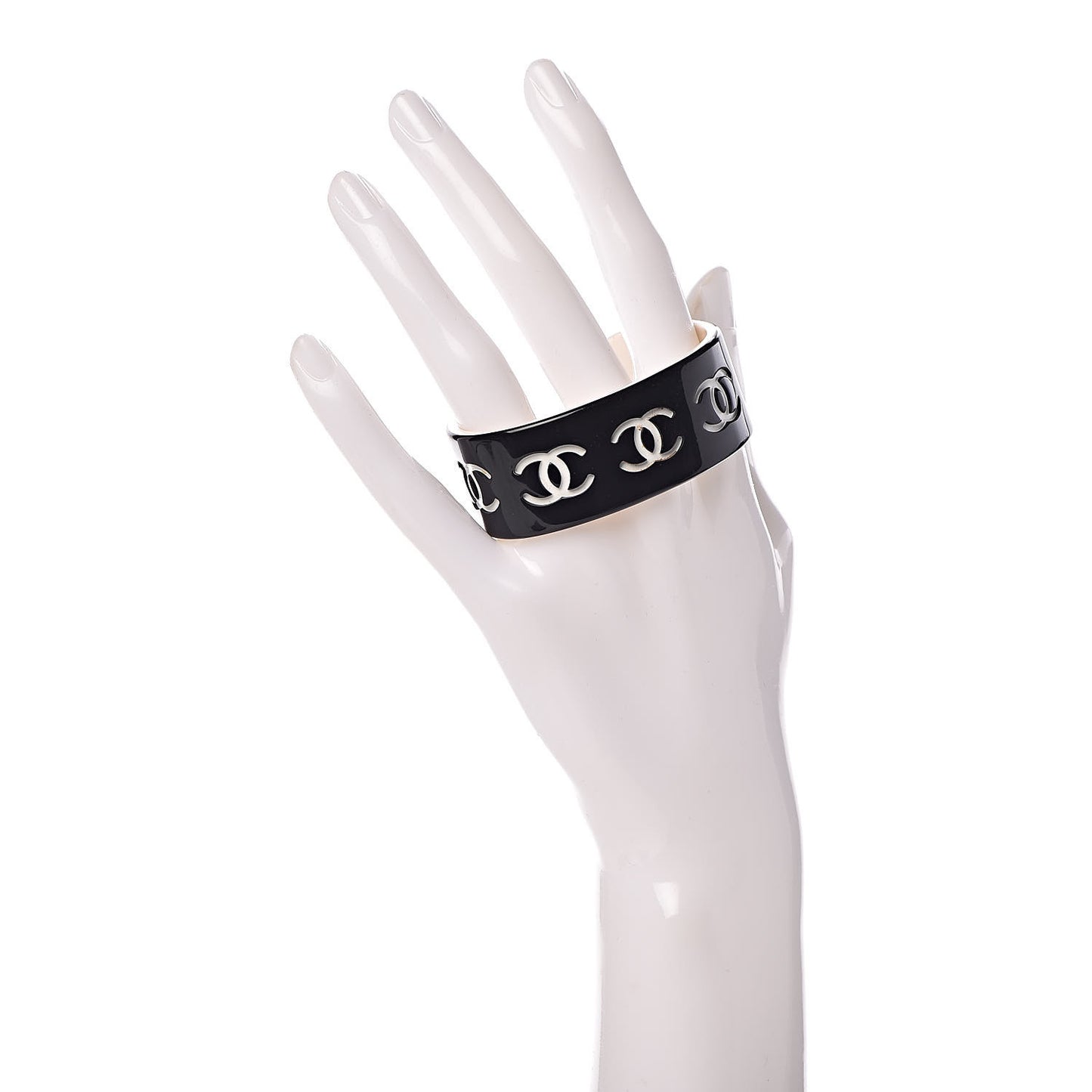 Resin CC Cuff Black White