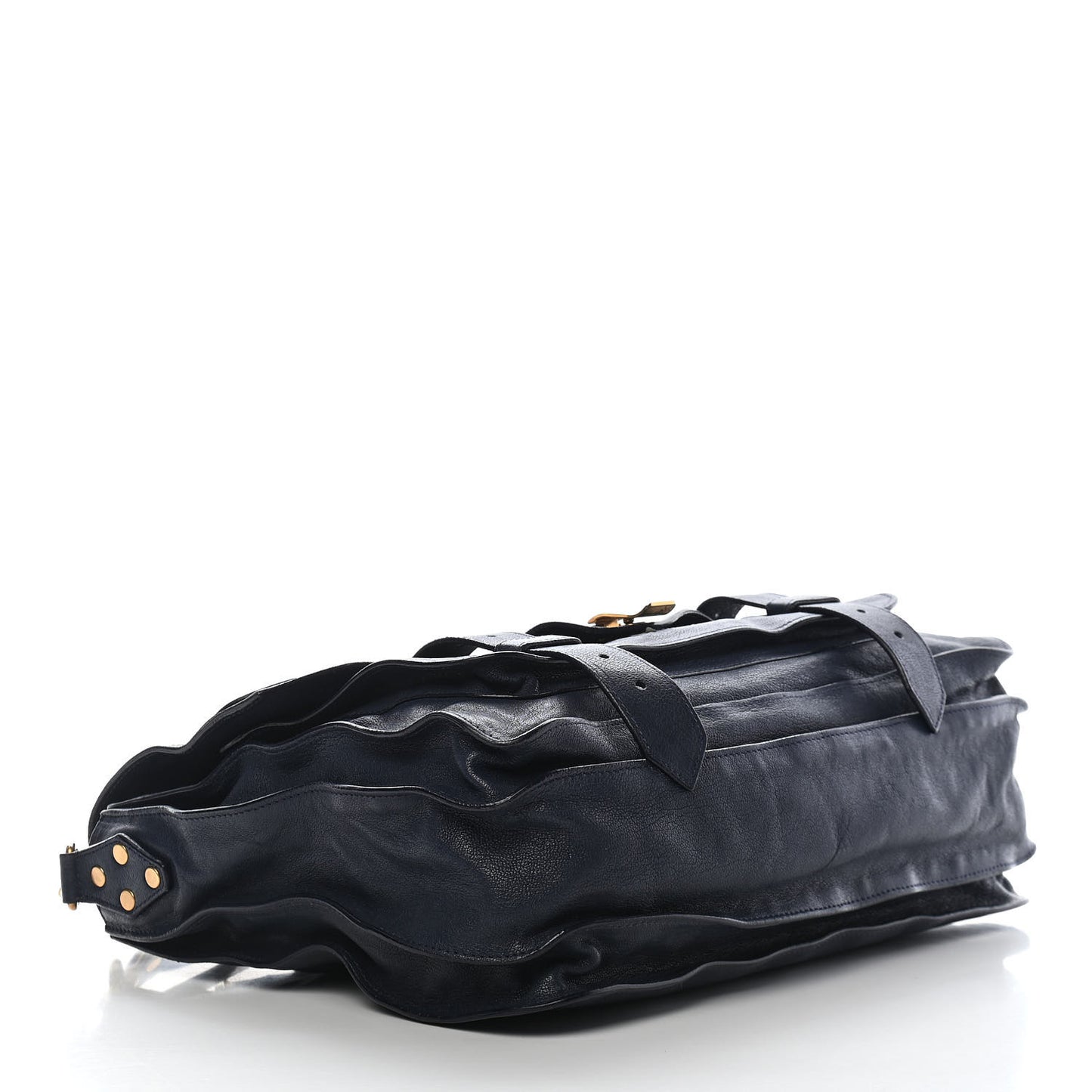 Lambskin Large PS1 Satchel Midnight