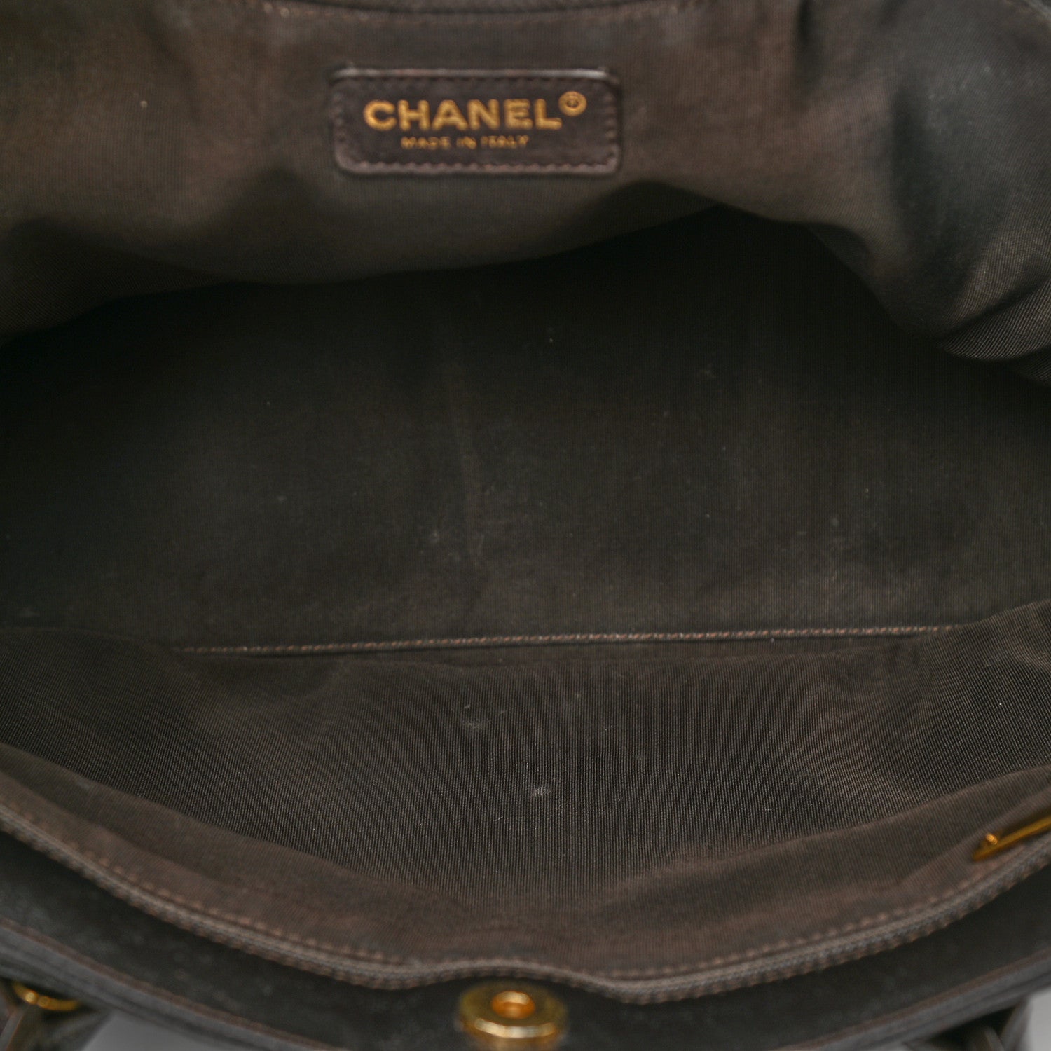 Chanel Calfskin Cerf Executive Shopper Tote Black 7 of 17