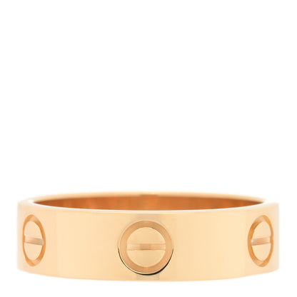 Cartier 18K Yellow Gold 5.5mm LOVE Ring 56 7.5 1 of 5