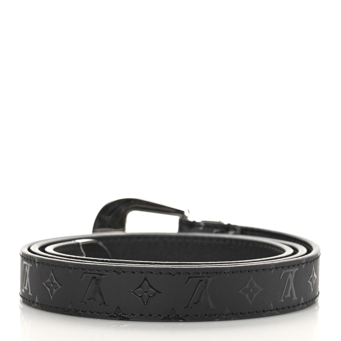 Calfskin Monogram 20mm Belt 85 34 Black