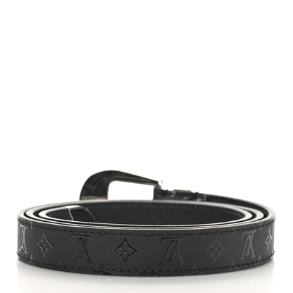 Louis Vuitton Calfskin Monogram 20mm Belt 85 34 Black 2 of 6