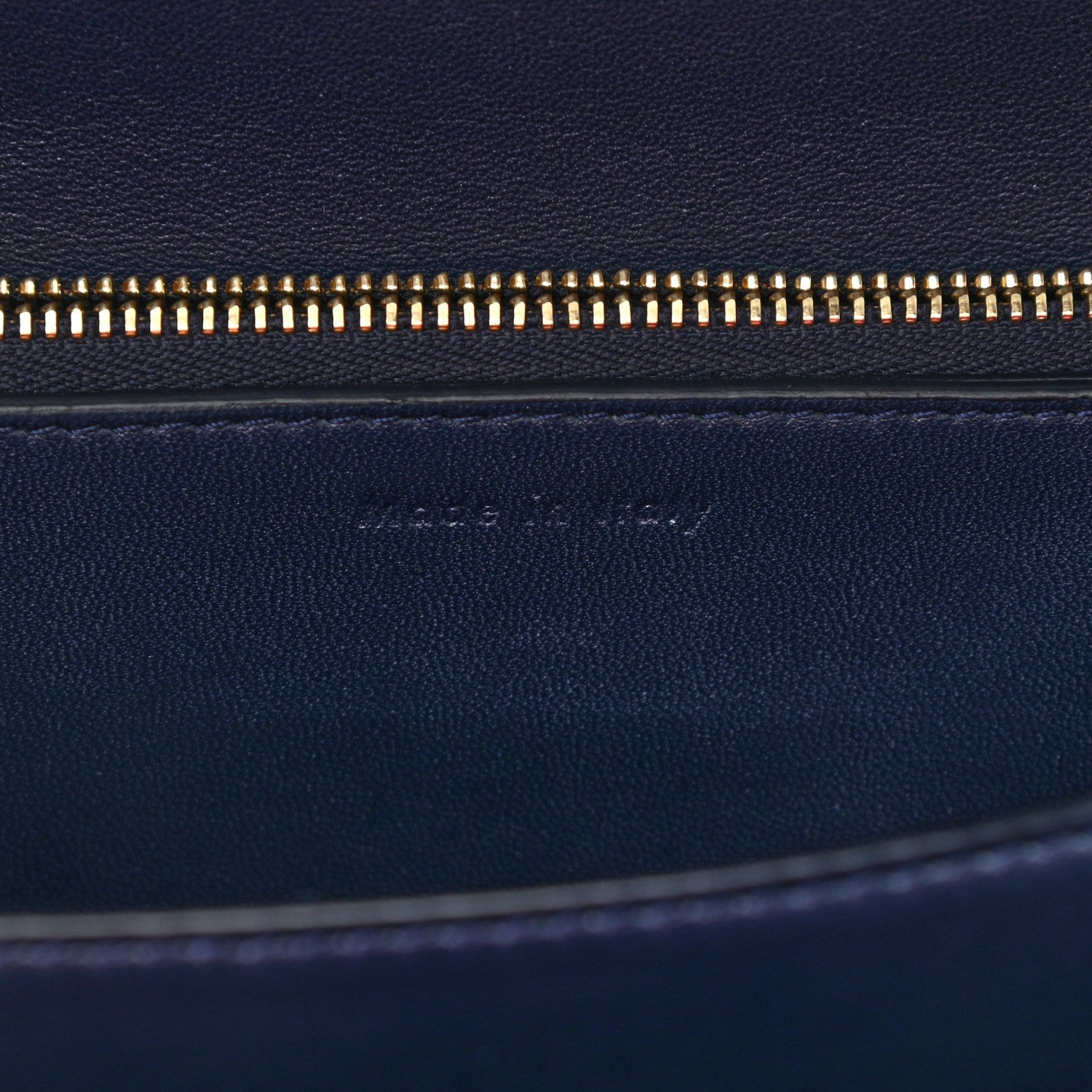 Celine Liege Calfskin Medium Classic Box Flap Bag Dark Blue 7 of 13