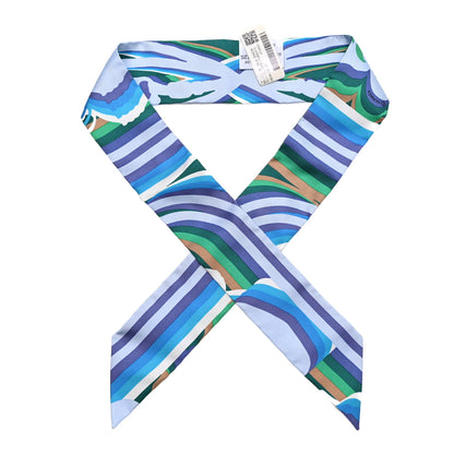 Hermes Silk Brides De Gala Shadow Twilly Ciel Vert Turquoise 1 of 4