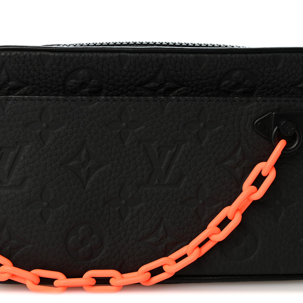 Taurillon Monogram Uniformes Solar Ray Soft Pochette Volga Belt Bag Black