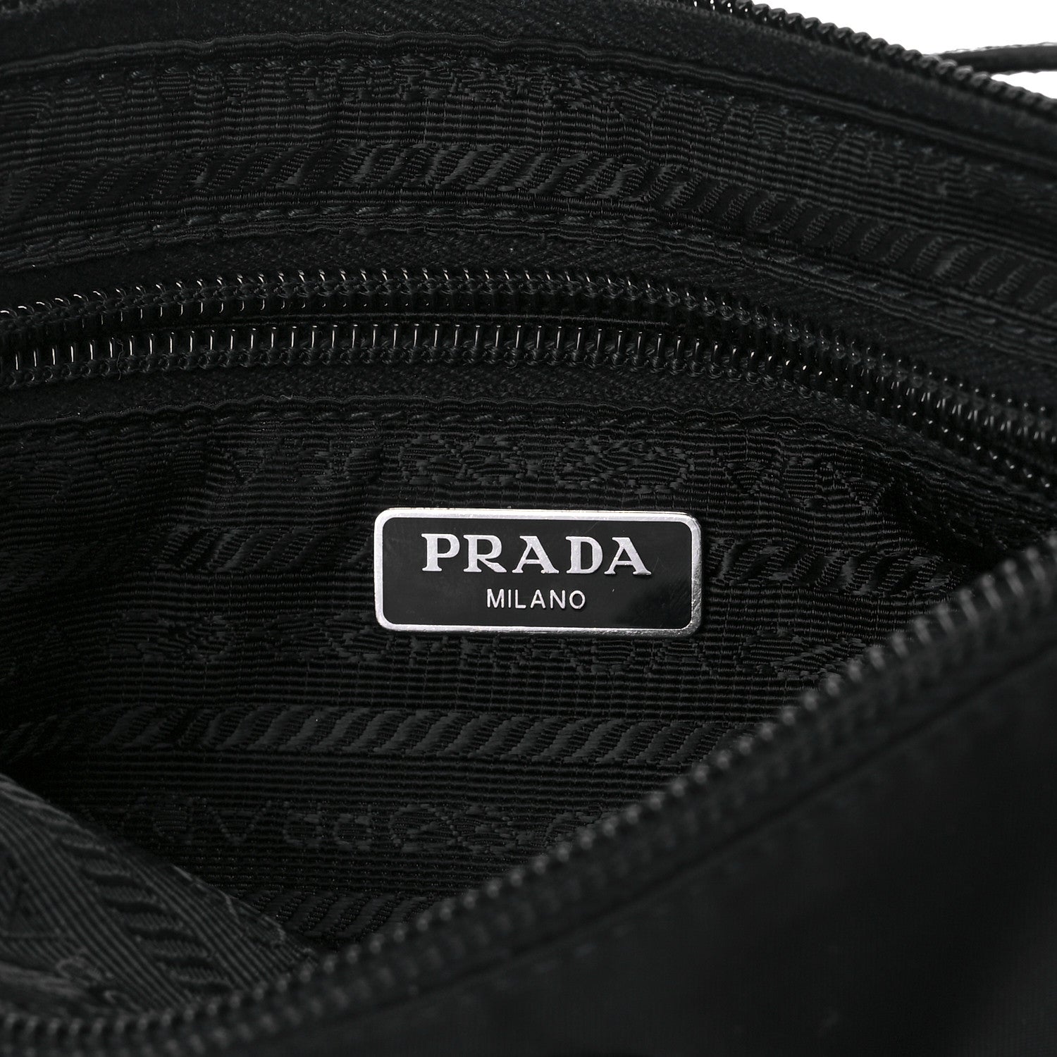 Prada Re-Nylon Vela Pouch Black 6 of 12