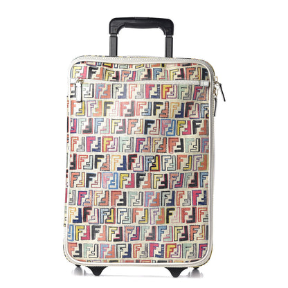 Fendi Zucca Spalmati FF Multicolor Carry On Luggage White Multicolor 1 of 13