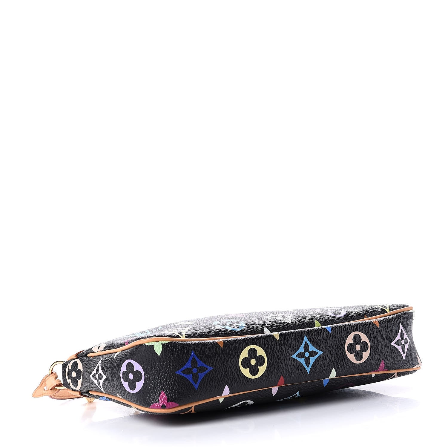 Louis Vuitton Monogram Multicolor Pochette Accessories Black 4 of 11
