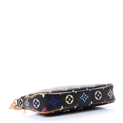 Louis Vuitton Monogram Multicolor Pochette Accessories Black 4 of 11